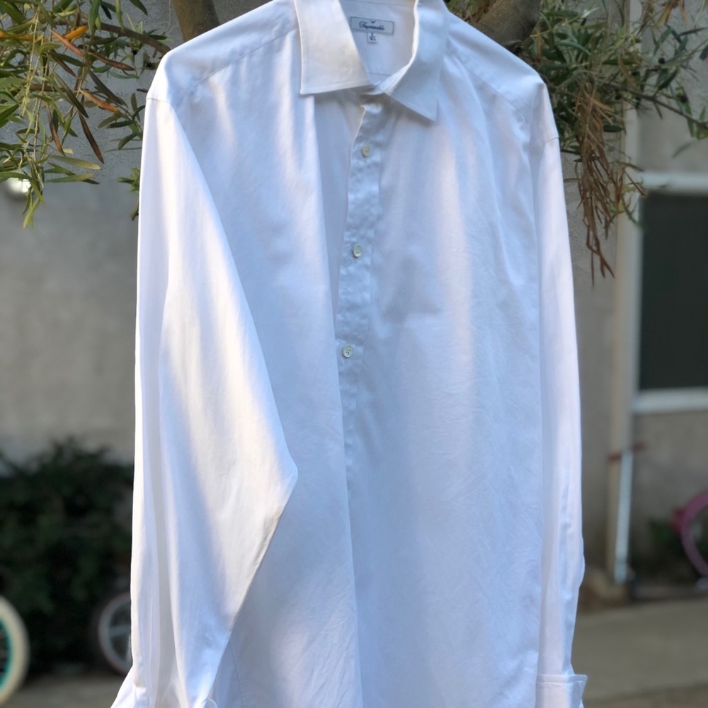 NW Faconnable 🇺🇸 Made Dress Shirt, Size L